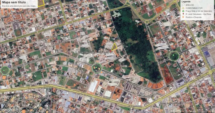 Terreno amplo de 1.251m² na esquina do setor vila rosa, ótima localização