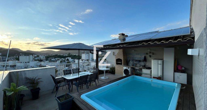 Cobertura Duplex com Piscina e Vista Livre com Energia Solar, 165m2 de Exclusividade