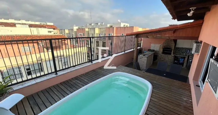 Cobertura Duplex de 138m2 Colada no Taquara Plaza com Piscina, Gourmet e Vista Privilegiada