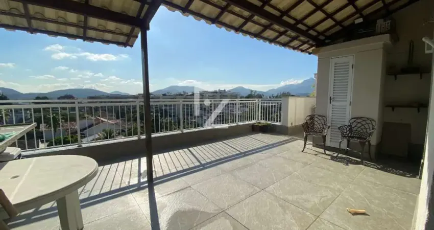 Cobertura à venda e para alugar em rio de janeiro, taquara, com 3 quartos, com 124 m²