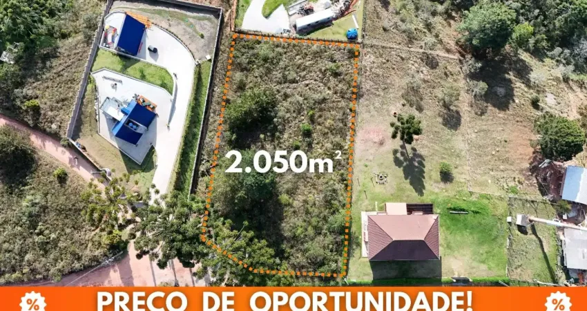 Terreno com 2.050 m² no loteamento marie france – preço de oportunidade