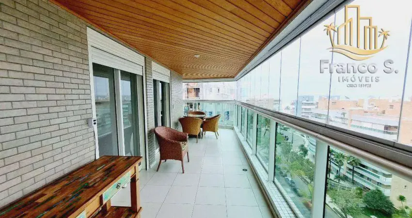 Apartamento com 3 dormitórios para alugar, 128 m² por R$ 13.710,00/mês - Riviera - Módulo 8 - Bertioga/SP