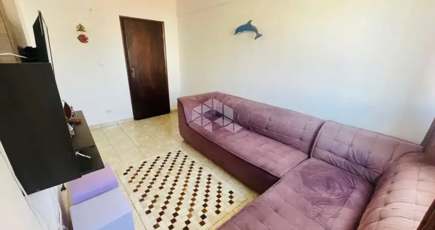 apartamento a venda na praia grande, no caiçara, com 1 dorm e 1 vaga.
