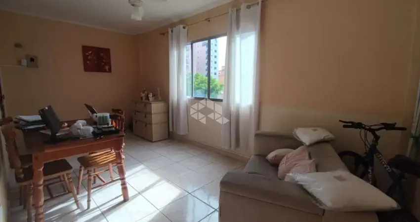 apartamento a venda na praia grande, bairro tupi com 1 quarto e 1 vaga