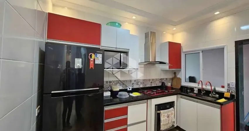 Sobrado geminada a venda na praia grande, bairro mirim com 1 quartos 1 suite e 2 vagas