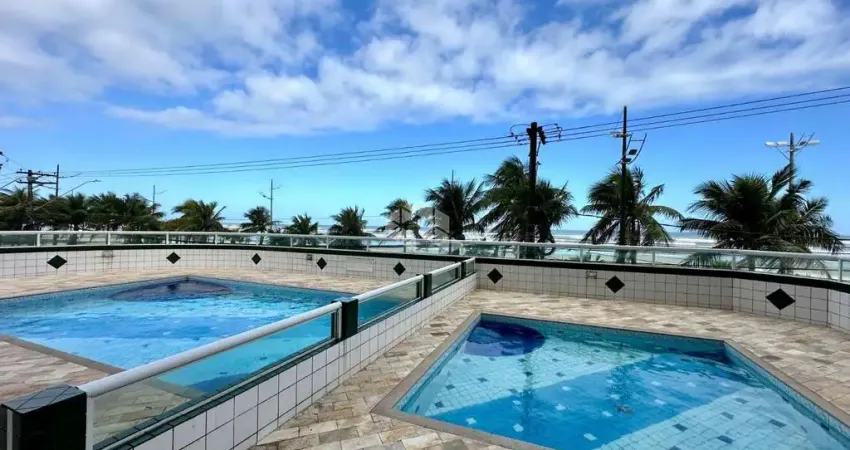 Apartamento a venda, no maracanã, em praia grande. 2 quartos, 1 suite e 1 vaga