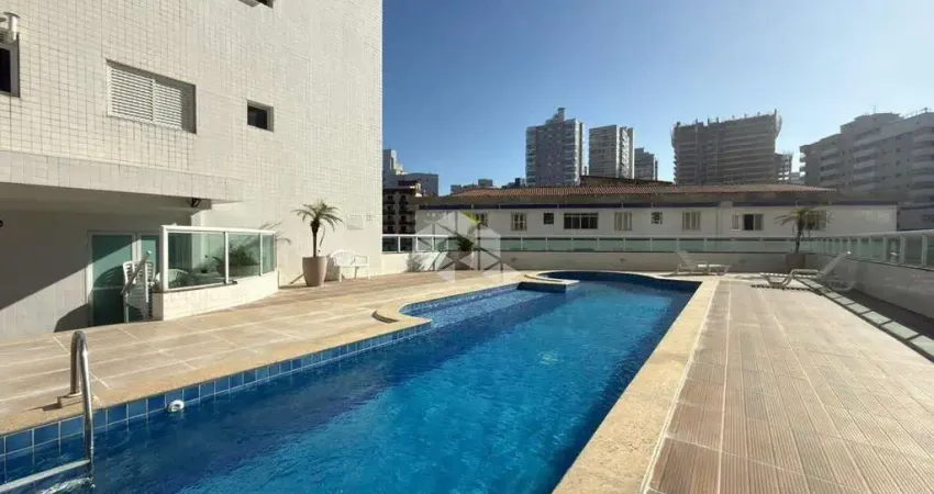 Apartamento a venda na praia grande, caiçara, com 1 quarto e 1 vaga