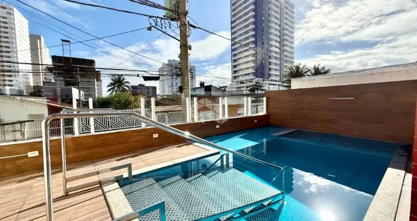 Apartamento a venda na praia grande, aviação, com 2 quartos, 1 suite e 1 vaga