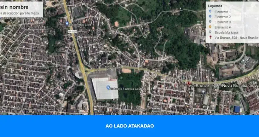 TERRENO  com 25.000m2 entre  Paripe , Cajazeiras ,Valeria e Coutos/ Salvador
