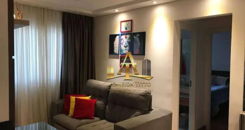 Apartamento mobiliado com 2 dormitórios à venda, 51 m² por R$ 420.000 - Vila São João - Barueri/SP