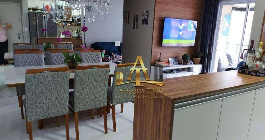 Apartamento com 3 dormitórios à venda, 82 m² - Edifício Royal Park - Barueri - São Paulo
