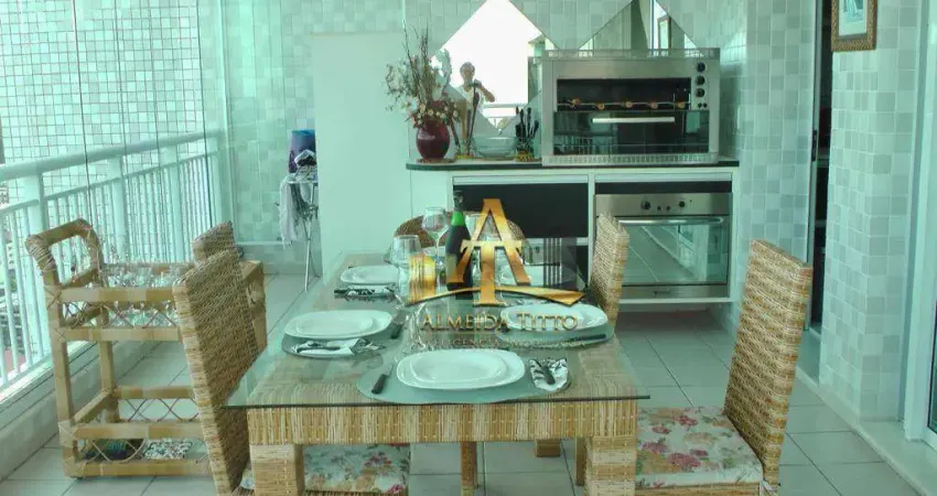 Apartamento com 3 Dormitórios à Venda com 121 m² - Vila Alzira no Guarujá - Confira!
