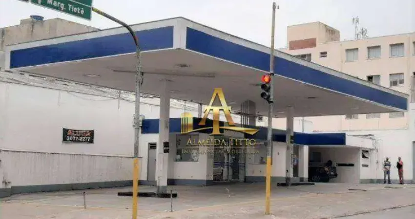 Excelente Terreno para Locação - 348 m²  com Vocação Para Posto de Gasolina - Localização Privilegiada Bom Retiro/SP - Confira!