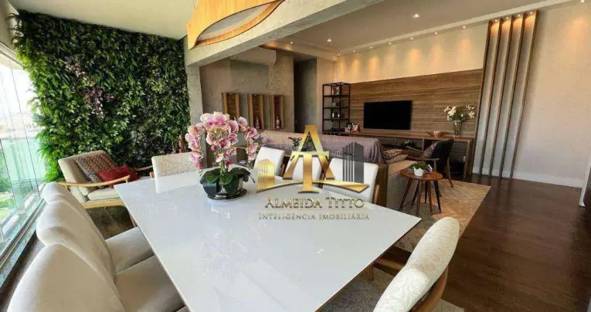 Apartamento com 3 dormitórios à venda, 138 m² por r$ 2.345.000,00 - edifício one gramercy park - barueri/sp