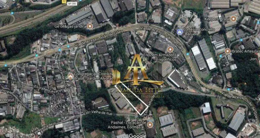 Área à Venda com 21921 m² - Jardim Alvorada  em Jandira - Confira!