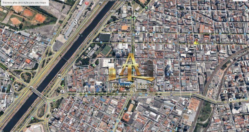 Terreno à Venda 348 m² - Com Vocação para Posto de Gasolina – Localização Privilegiada no Bom Retiro em São Paulo - Confira!