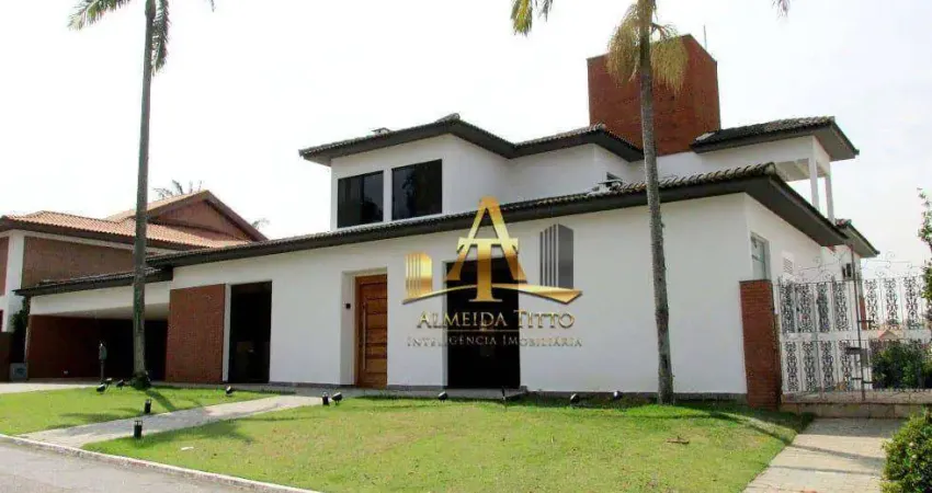 Casa com 620 m² - venda - residencial cinco (alphaville) - santana de parnaíba/sp