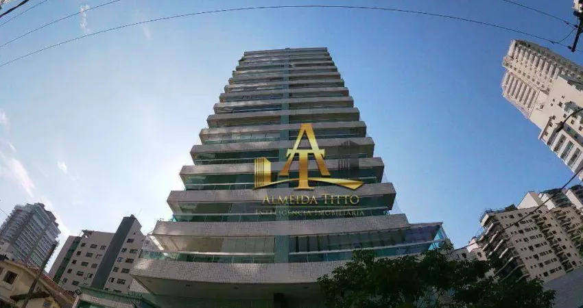 Apartamento com 3 dormitórios à venda, 127 m² por R$ 780.000,00 - Canto do Forte - Praia Grande/SP