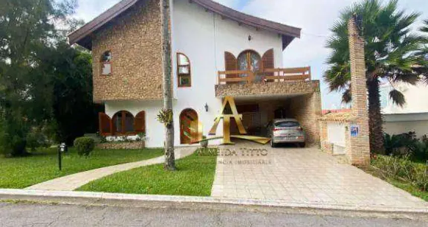 Casa para alugar, - Residencial Cinco (Alphaville) - Santana de Parnaíba/SP com 5 dormitórios