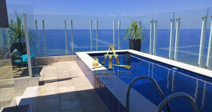 Cobertura com 4 dormitórios à venda, 315 m² por R$ 4.250.000,00 - Canto do Forte - Praia Grande/SP