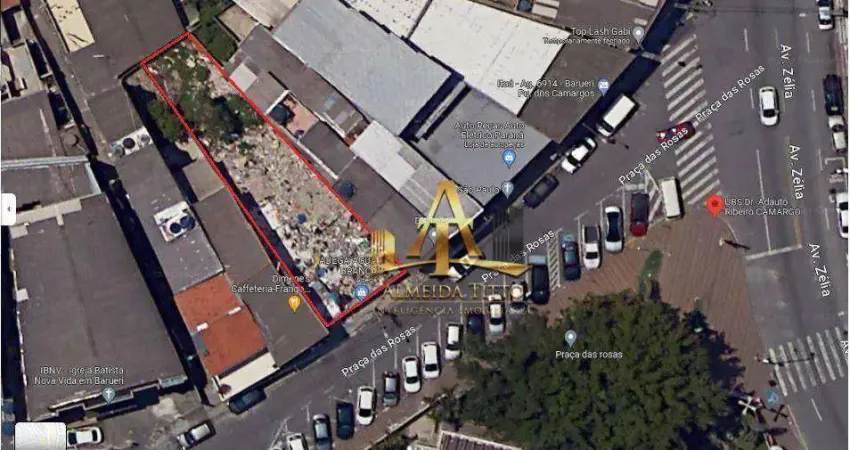 Terreno à venda, 250 m² por R$ 997.000,00 - Parque dos Camargos - Barueri/SP