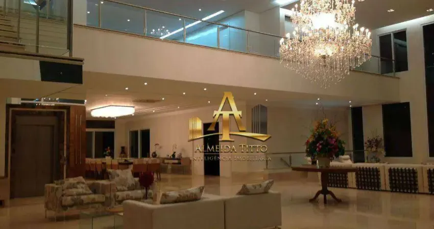 Casa com 5  suítes  à venda com 1800 m² de área útil - Residencial Tamboré 1 - Alphaville - Barueri - São Paulo