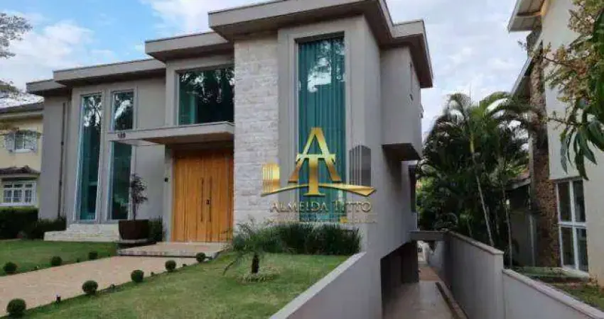 Casa com 5 suítes à venda,  com 760 m² de área útil - Residencial Dez  -Alphaville - Santana de Parnaíba- São Paulo