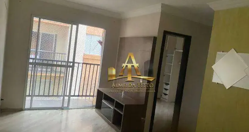 Apartamento com 2 dormitórios à venda, 51 m² - Condomínio Residencial Cataguá - Jardim Santa Tereza - Carapicuíba - São Paulo