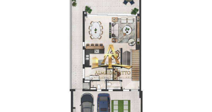 Casa com 3 dormitórios à venda, 230 m² por R$ 3.480.000 - Alphaville - Santana de Parnaíba/SP