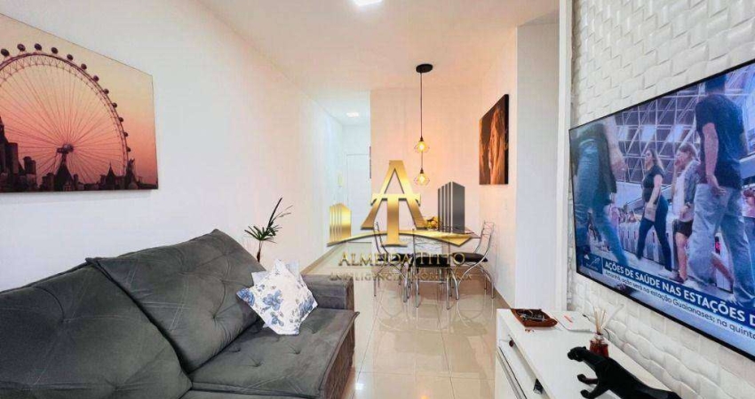 Apartamento com 2 dormitórios mobiliado para alugar, 57 m² - Vivendas de Maria Fernanda - Santana de Parnaíba/SP