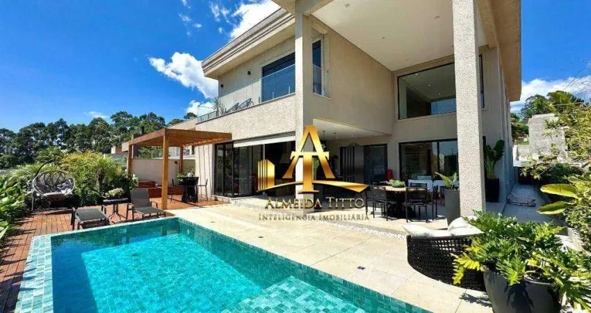 Casa com 4 dormitórios à venda, 457 m² por R$ 8.000.000 - Tamboré 11 - Santana de Parnaíba/SP