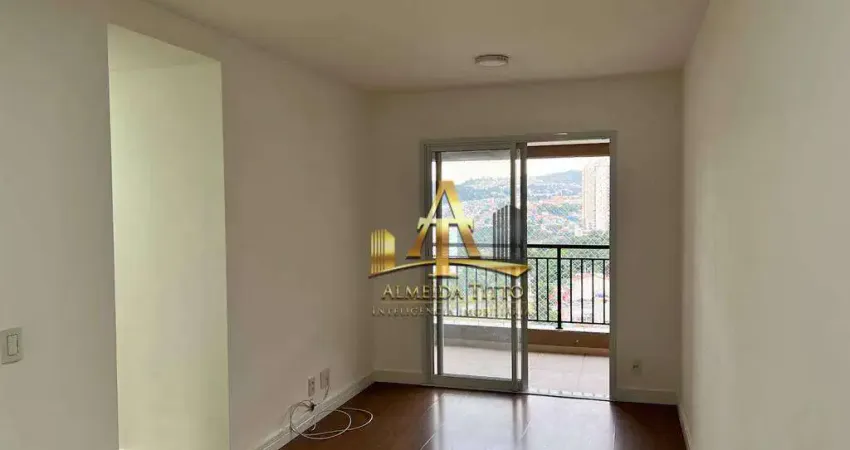 Apartamento com 3 dormitórios para alugar, 76 m² por R$ 4.470,00/mês - Jardim Tupanci - Barueri/SP
