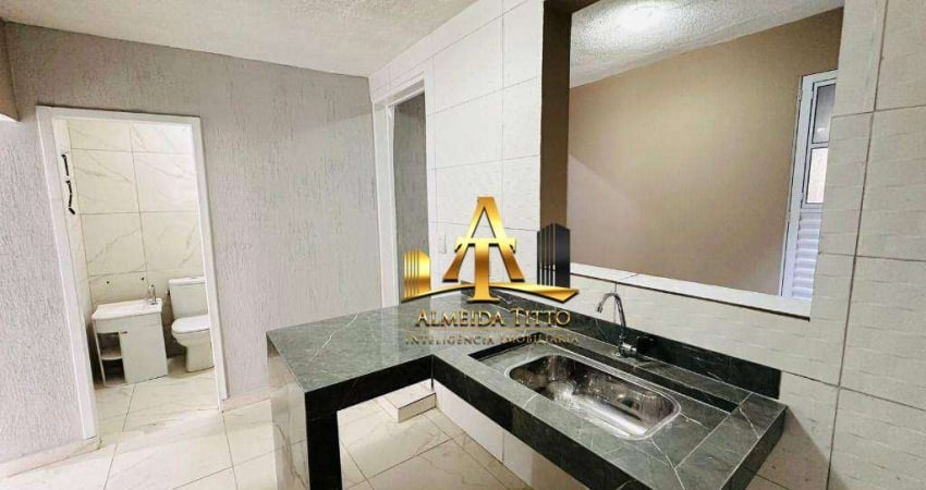 Casa com 1 dormitório para alugar, 40 m² - Jardim dos Camargos - Barueri/SP
