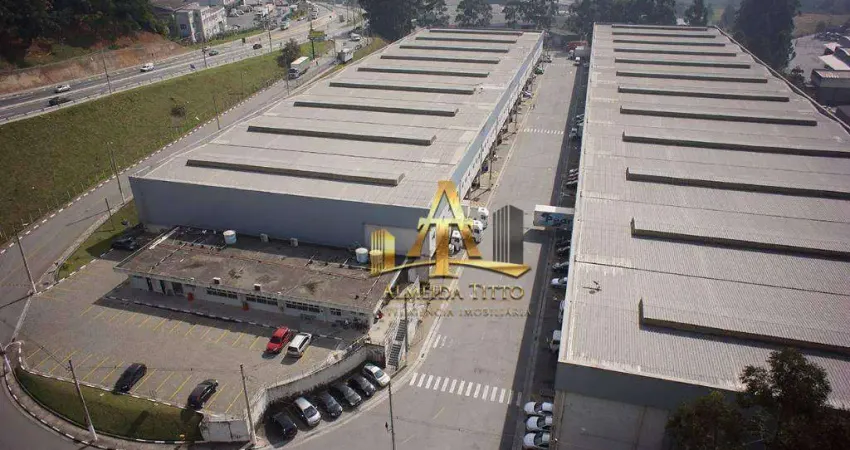 Galpão paraLocação com 2597 m² por R$ 85.203/mês - Fácil Acesso a Castelo Branco - Jardim Alvorada em Jandira/SP.