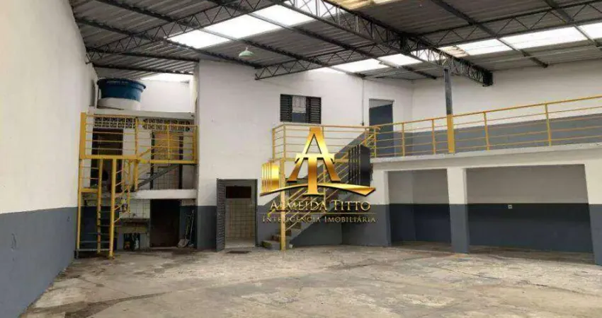 Galpão para Locação com 380 m² por R$ 7.500/mês - Rochdale em Osasco/SP.