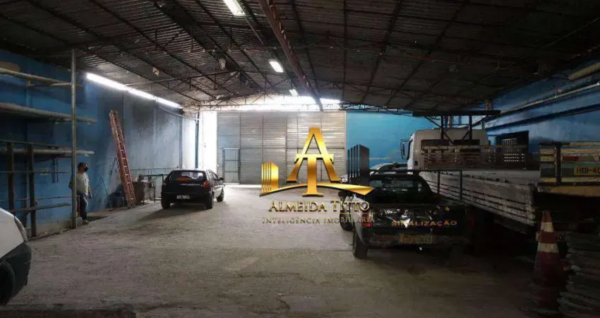 Galpão para locação com 1250 m² por r$ 17.600/mês - jardim alvorada em jandira/sp.