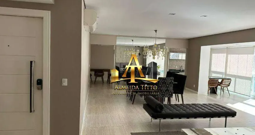 Apartamento com 3 suítes para alugar, 243 m² por r$ 23.354/mês - alphaville industrial - barueri - são paulo