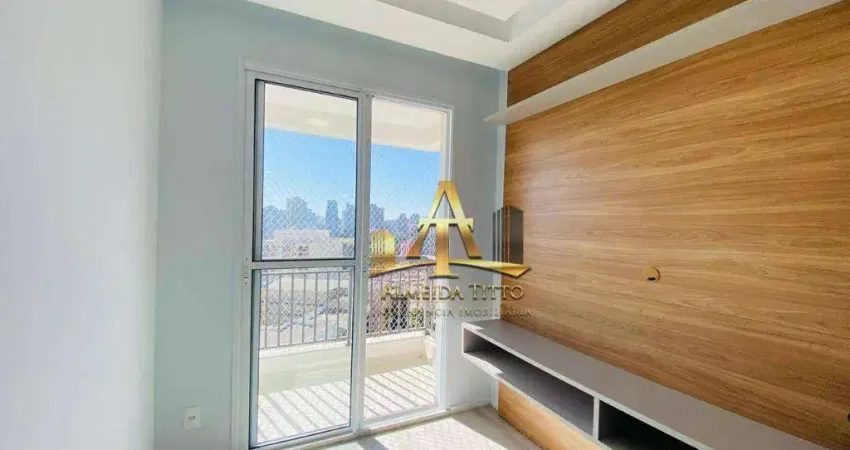 Apartamento com 1 dormitório para alugar, 47 m² por r$ 3.206,26/mês - jardim tupanci - barueri/sp