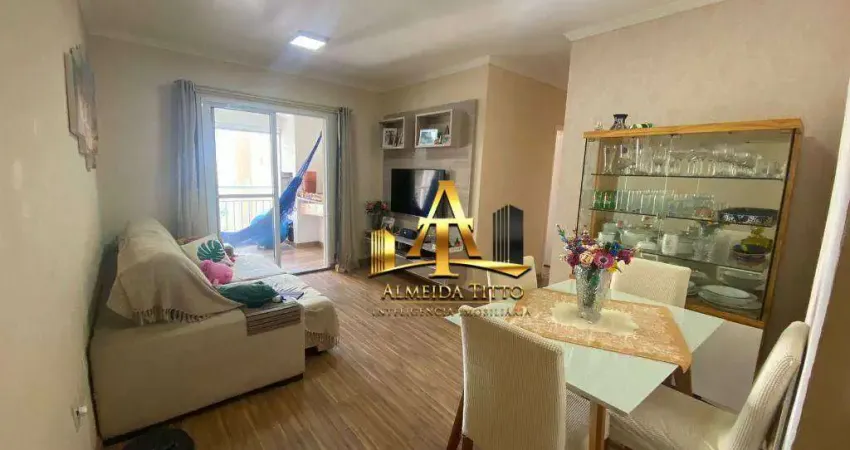 Apartamento com 3 dormitórios à venda, 85 m² por r$ 690.000 - condomínio parque barueri - barueri/sp