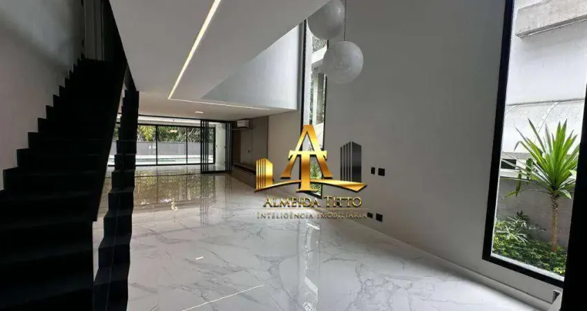 Casa com 6 dormitórios à venda, 420 m² por r$ 6.500.000 - alphaville 3 - santana de parnaíba/sp