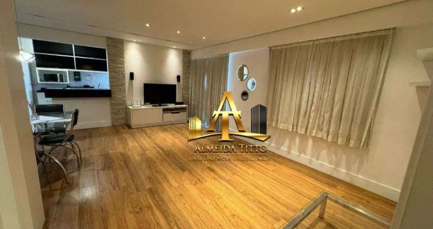 Apartamento com 2 dormitórios, 63 m² - venda por r$ 750.000,00 ou aluguel por r$ 4.783,33/mês - alphaville industrial - barueri/sp