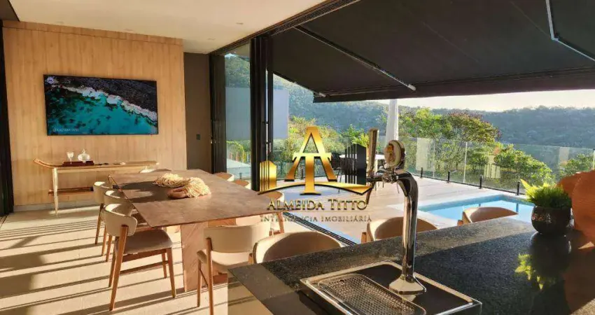 Casa com 4 dormitórios à venda, 400 m² por r$ 9.000.000,00 - gênesis 2 - santana de parnaíba/sp