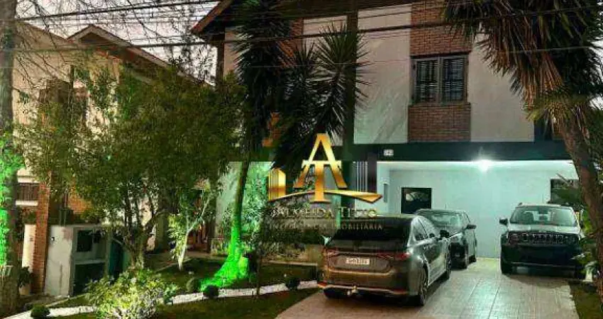 Casa com 3 dormitórios para alugar, 405 m² por r$ 12.000,00/mês - alphaville 04 - santana de parnaíba/sp