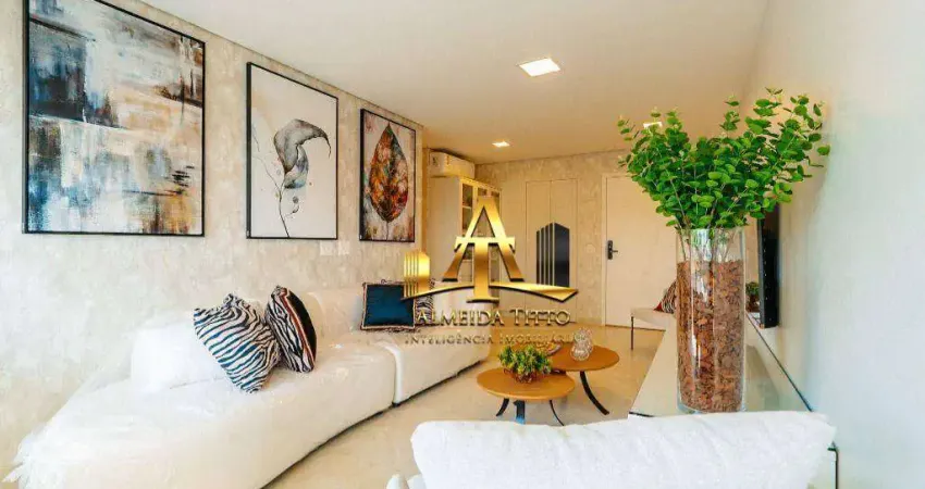 Apartamento com 3 dormitórios para alugar, 124 m² por r$ 25.000/mês - oka mamoré - barueri/sp