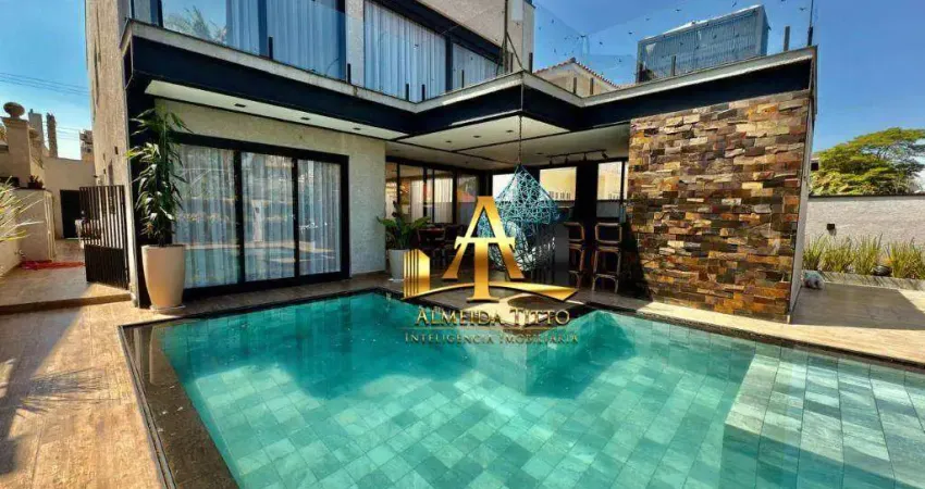 Casa com 4 dormitórios para alugar, 350 m² por r$ 31.800/mês - alphaville 03 - santana de parnaíba/sp