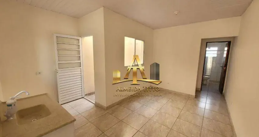 Casa com 1 dormitório para alugar, 45 m² - parque dos camargos - barueri - são paulo