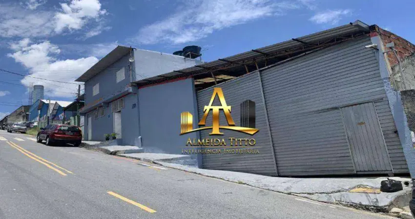 Galpão para alugar, 1250 m² por r$ 17.600/mês - jardim alvorada - jandira/sp