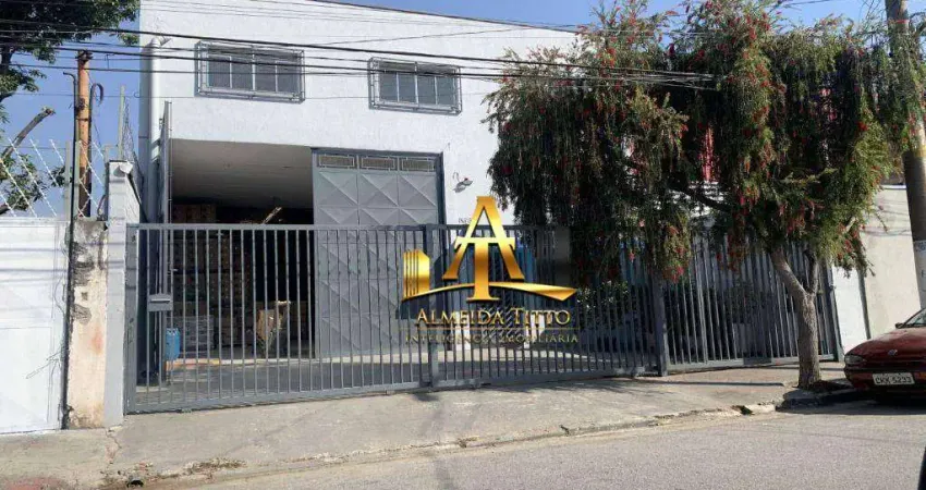 Galpão para alugar, 569 m² por r$ 20.000/mês - piratininga - osasco/sp