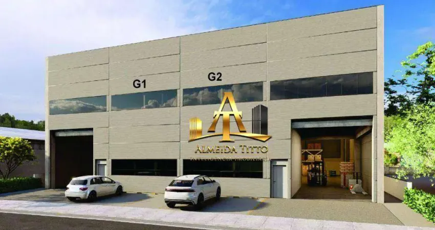 Galpão para alugar, 595 m² por r$ 24.100/mês - jardim passargada - cotia/sp