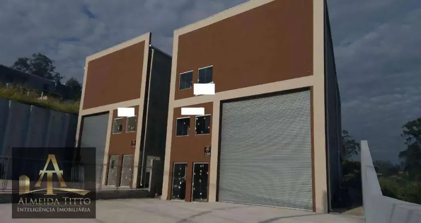 Galpão para locação com 550 m² por r$ 9.076/mês - jardim jurupari (fazendinha) - santana de parnaíba/sp